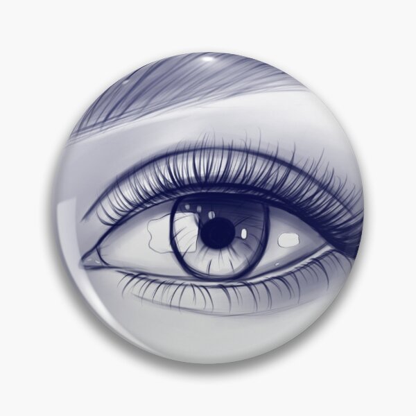 Item preview, The female eye. Monochrome illustration designed and sold by Iris777.