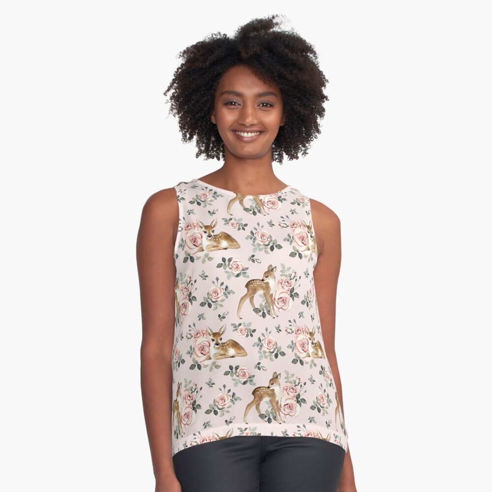 Item preview, Sleeveless Top designed and sold by MirabellePrint.