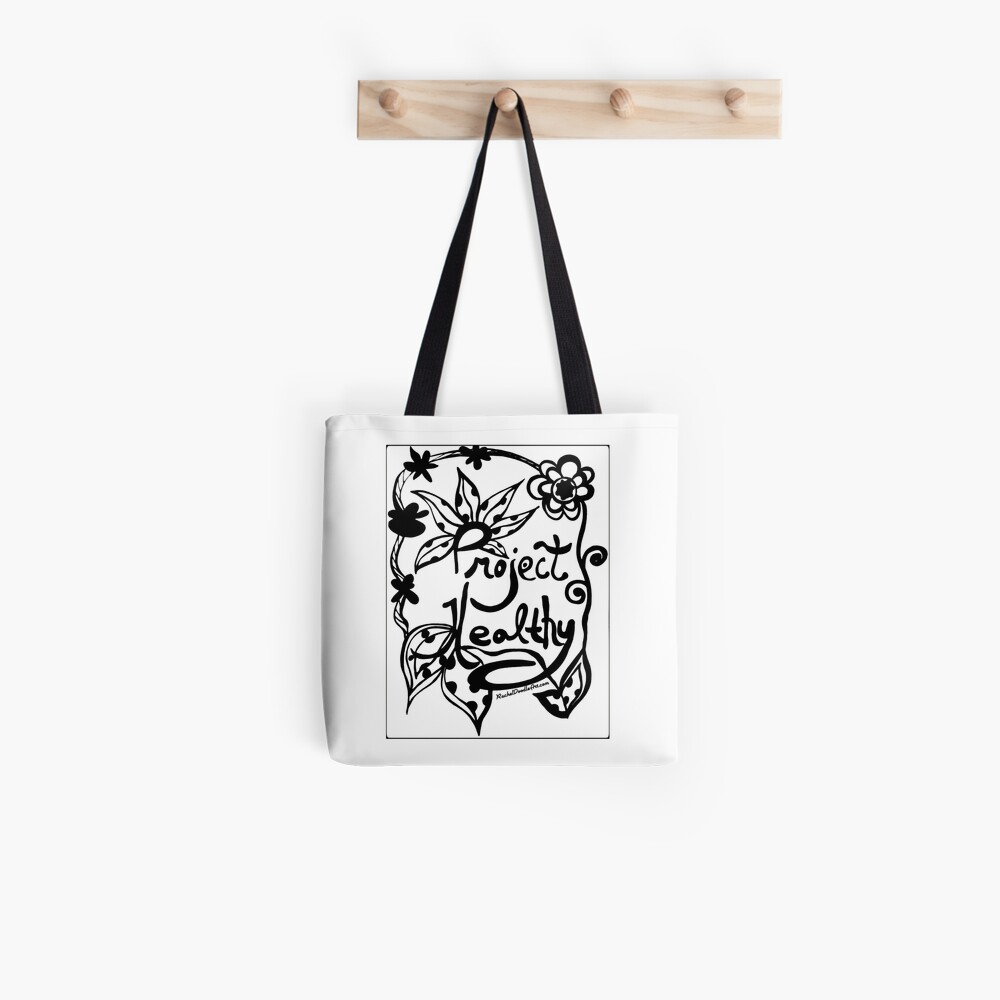 Rachel Doodle Art - Project Healthy Tote Bag