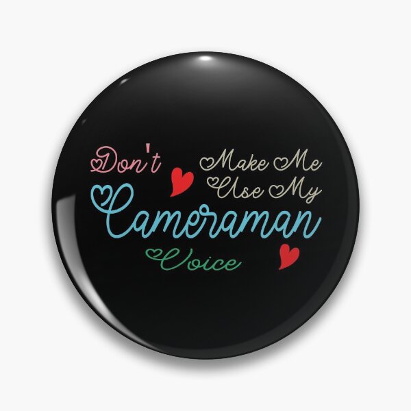Item preview, Don't Make Me Use My Cameraman Voice, Cute Funny Gift Idea For Cameramen  designed and sold by awesomedraw.