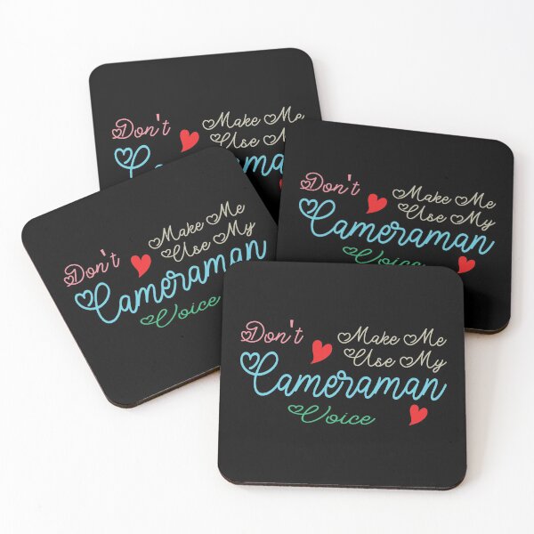 Item preview, Don't Make Me Use My Cameraman Voice, Cute Funny Gift Idea For Cameramen  designed and sold by awesomedraw.