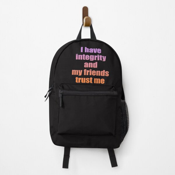 Item preview, I have integrity and my friends trust me Positive Quote designed and sold by PositiveStudio.