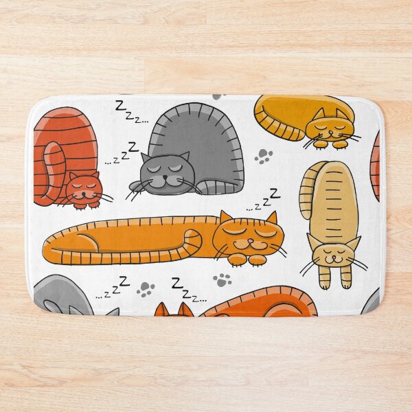 Item preview, Cute Sleepy Cats designed and sold by Walk-It-Off.