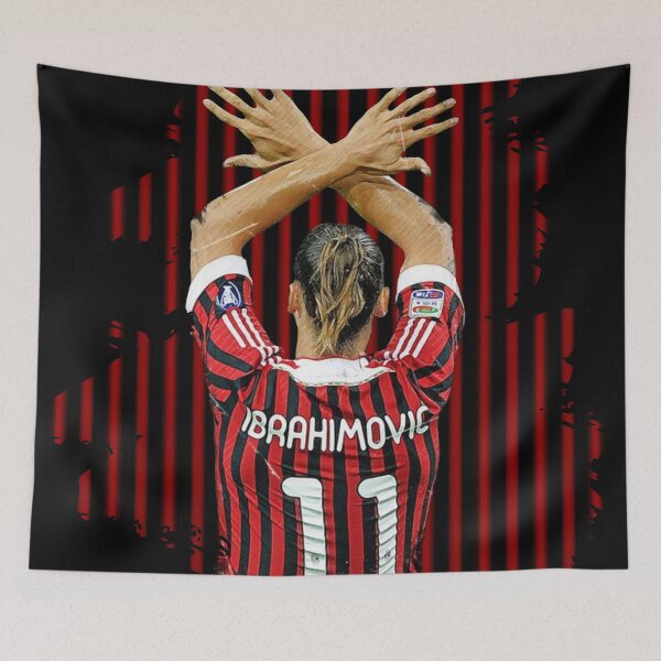 Item preview, Zlatan Ibrahimovic Ac Milan designed and sold by The Fit.
