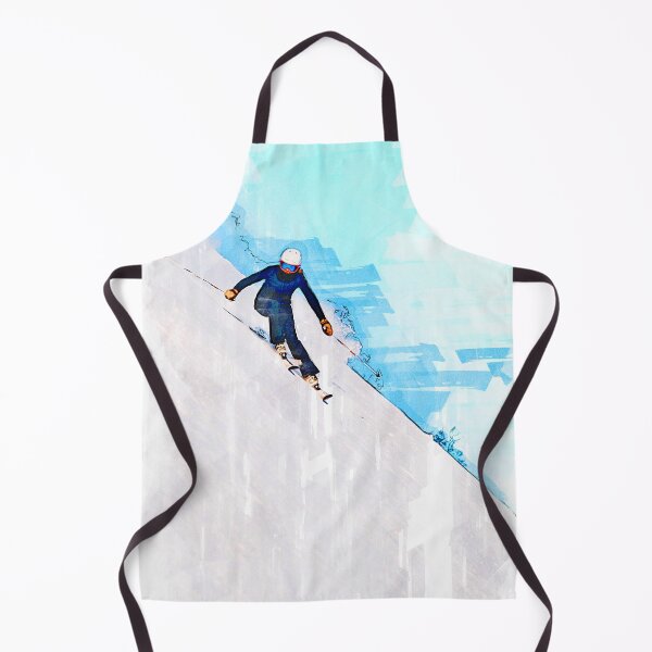 Item preview, Skiing Down Slope Norway designed and sold by ColortrixArt.