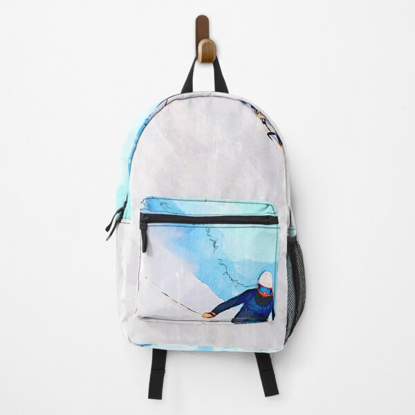 Item preview, Skiing Down Slope Norway designed and sold by ColortrixArt.