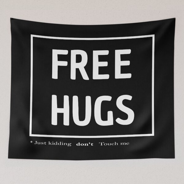 Item preview, Abrazos gratis es broma, no me toques Gracioso designed and sold by Ni Faycal.