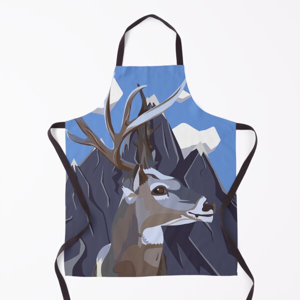 Item preview, Deer in the Mountains designed and sold by ArtByHunter.