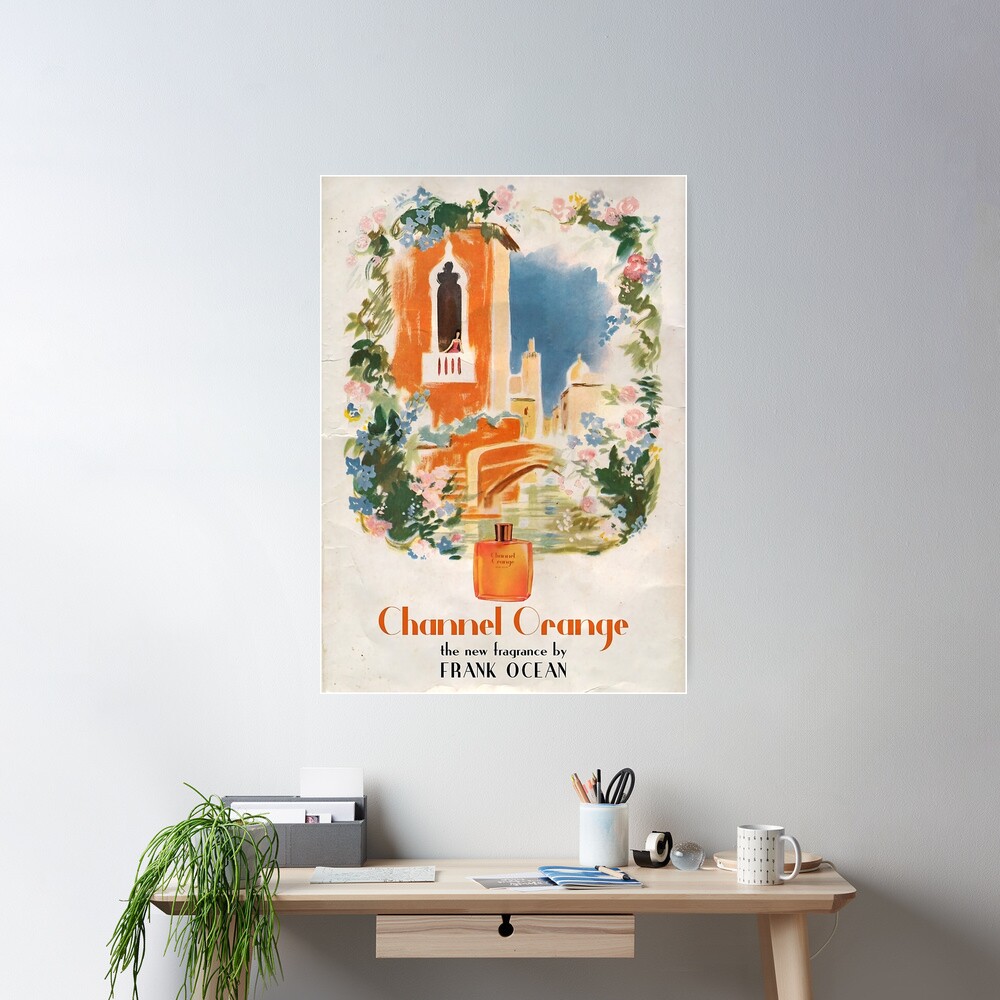 Frank Orange Parfume Poster