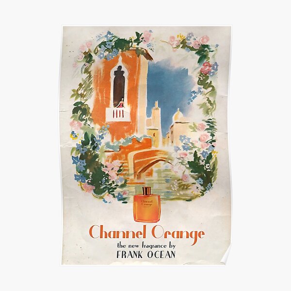Frank Orange Parfume Poster