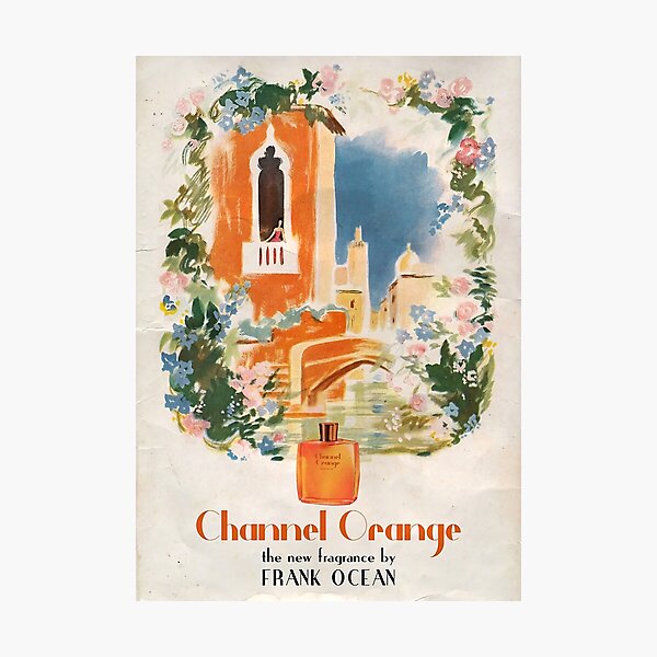 Frank Orange Parfume Photographic Print