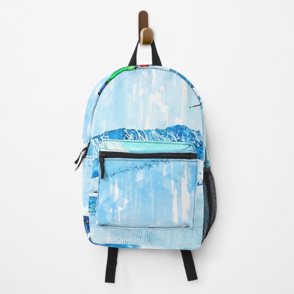 Item preview, Skier In The Air Abstract. For ski lovers. designed and sold by ColortrixArt.