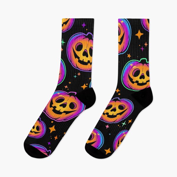 Item preview, Neon Jack-O-Lanterns for Halloween designed and sold by WowThatsAwful.