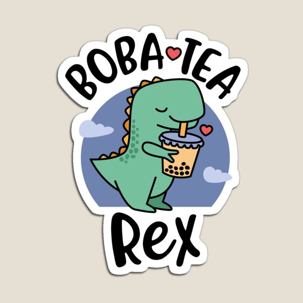 Item preview, Boba Tea Rex - Cute Funny Bubble Tea designed and sold by BobaTeaMe.