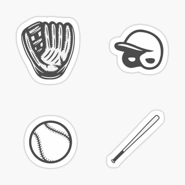 Item preview, Baseballism Baseball Minimal Design (blanco) designed and sold by grofith22.