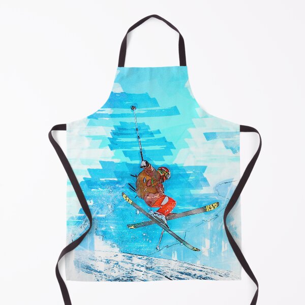 Item preview, Cross Skier Jump Abstract. For ski lovers. designed and sold by ColortrixArt.