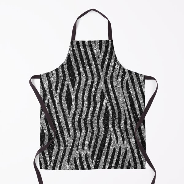Item preview, Glittery Zebra Faux Animal Fur designed and sold by Octavia Soldani.