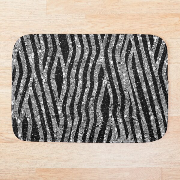 Artikelvorschau, Glitzerndes Zebra-Kunstfell entworfen und verkauft von Octavia Soldani.