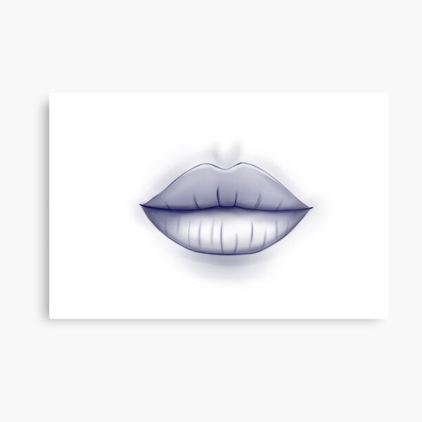 Item preview, Lips. Monochrome illustration designed and sold by Iris777.