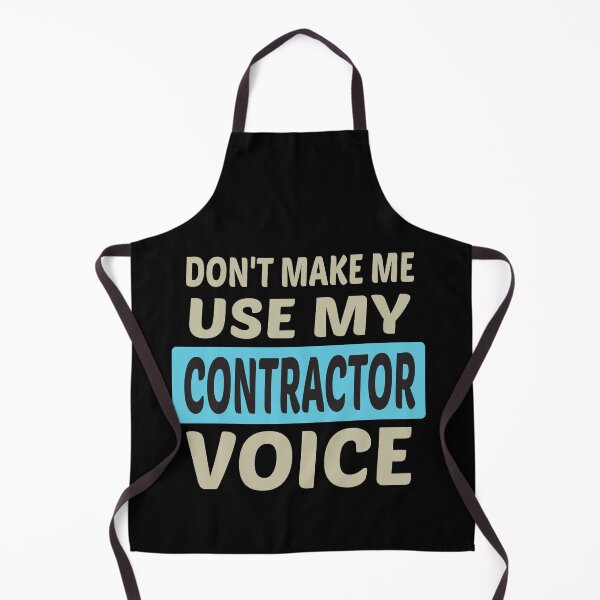 Item preview, Don't Make Me Use My Contractor Voice, Cute Funny Gift Idea For Contractors designed and sold by awesomedraw.
