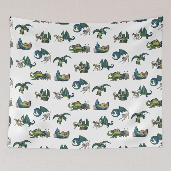 Item preview, Dogs and Dragons designed and sold by Susan Erickson.