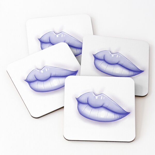 Item preview, Lips. Monochrome illustration designed and sold by Iris777.