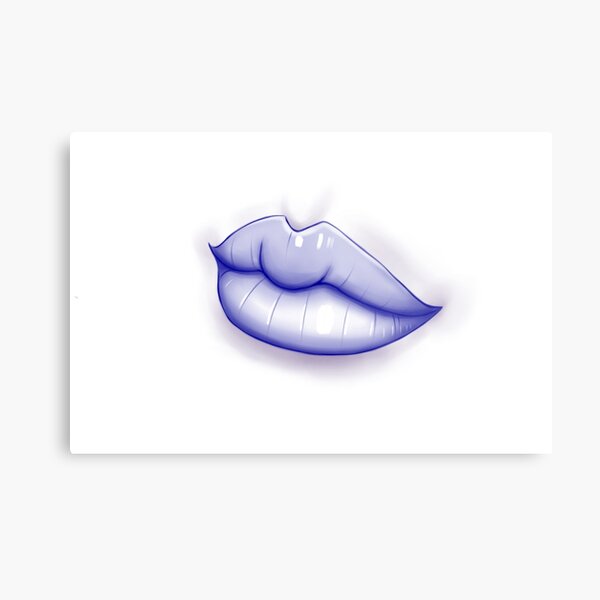 Item preview, Lips. Monochrome illustration designed and sold by Iris777.
