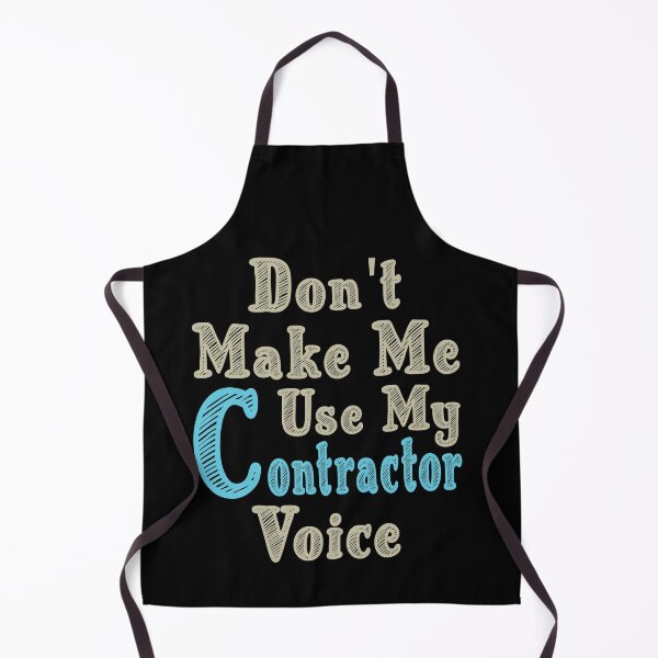 Item preview, Don't Make Me Use My Contractor Voice, Cute Funny Gift Idea For Contractors designed and sold by awesomedraw.