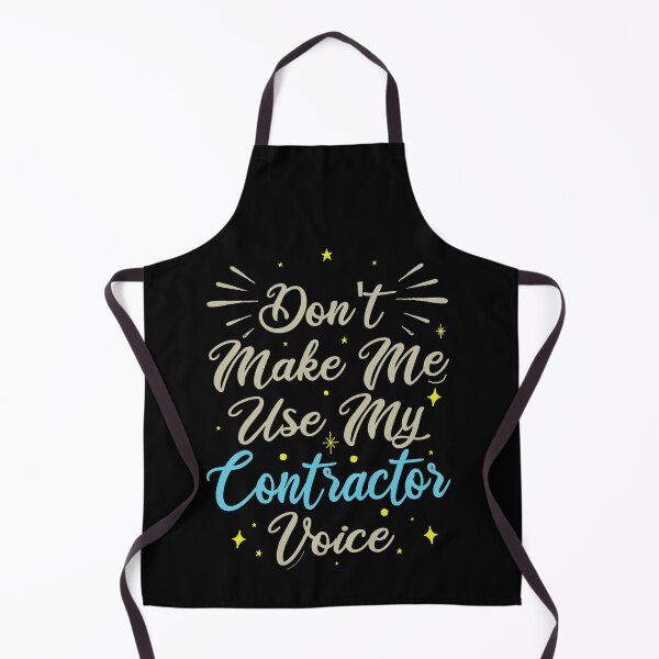 Item preview, Don't Make Me Use My Contractor Voice, Cute Funny Gift Idea For Contractors designed and sold by awesomedraw.