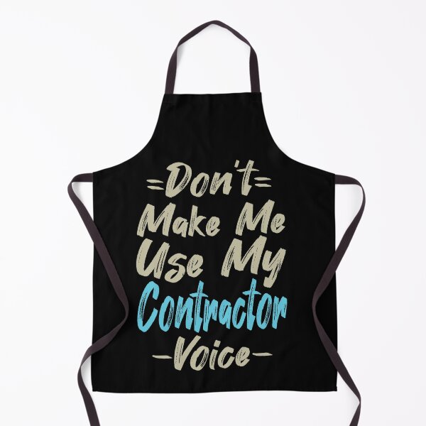 Item preview, Don't Make Me Use My Contractor Voice, Cute Funny Gift Idea For Contractors designed and sold by awesomedraw.