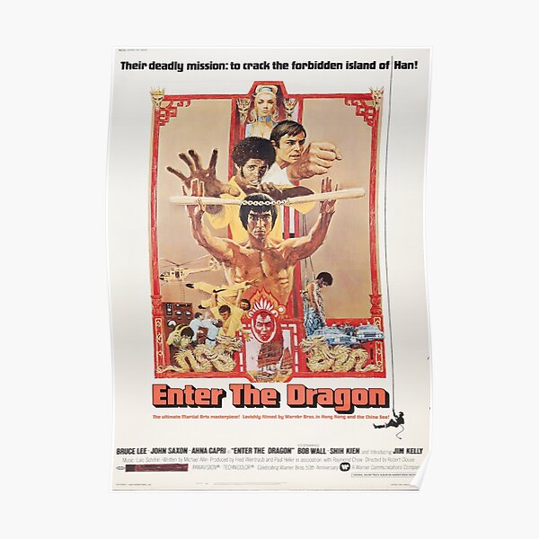 Bruce Lee Movie Posters Redbubble