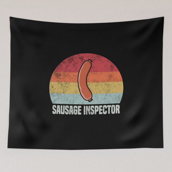 Item preview, Retro Sausage Inspector - Weiner Lover designed and sold by Kawaiindoodle.