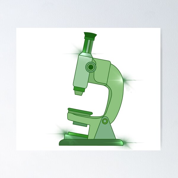 Item preview, Shiny Green Microscope designed and sold by Katherine Winner.