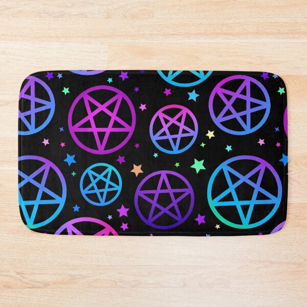 Item preview, Neon Pentagrams for Halloween designed and sold by WowThatsAwful.