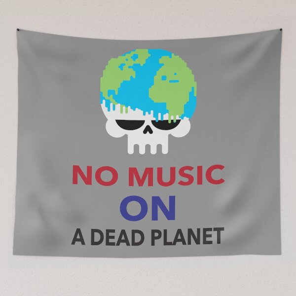 Item preview, No Music On A Dead Planet  designed and sold by cattiktoks1718.