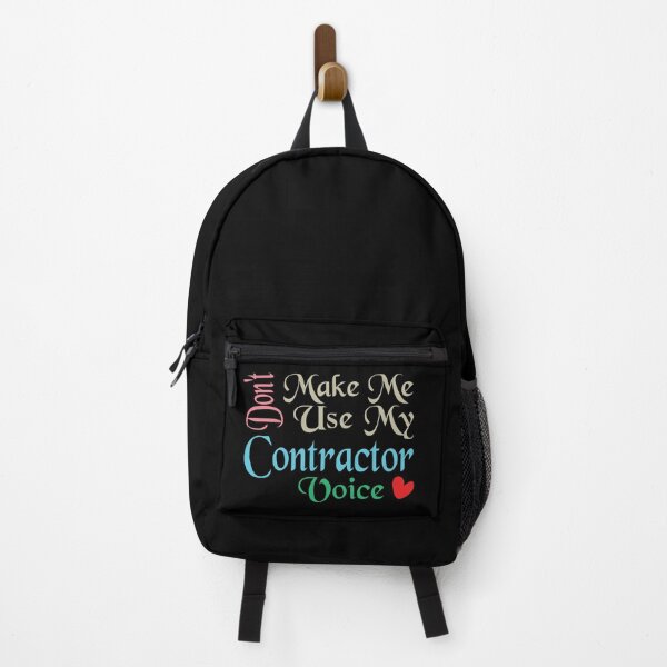 Item preview, Don't Make Me Use My Contractor Voice, Cute Funny Gift Idea For Contractors designed and sold by awesomedraw.