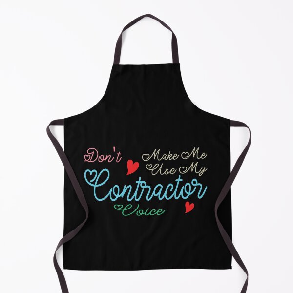 Item preview, Don't Make Me Use My Contractor Voice, Cute Funny Gift Idea For Contractors designed and sold by awesomedraw.