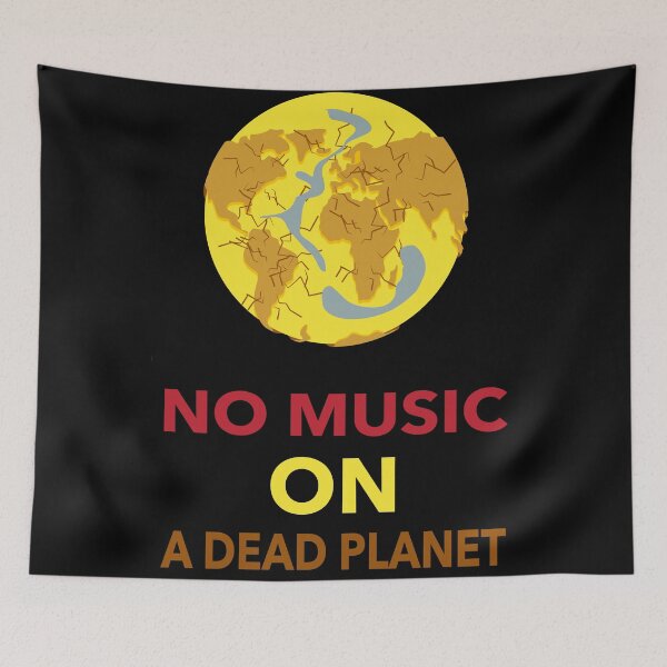Item preview, No Music On A Dead Planet  designed and sold by cattiktoks1718.