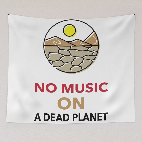 Item preview, No Music On A Dead Planet  designed and sold by cattiktoks1718.