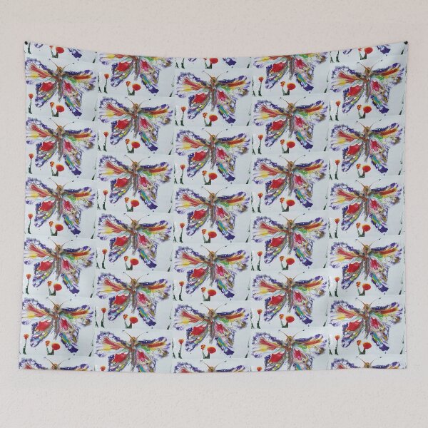 Item preview, Colourful Butterfly painting designed and sold by MaggieMosleyArt.