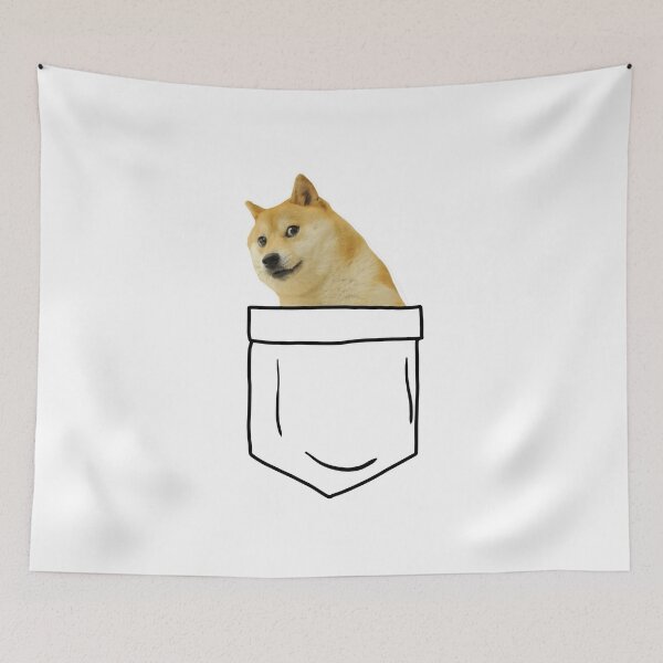 Item preview, dogecoin in a pocket designed and sold by O-M-G.