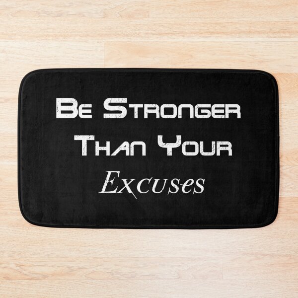 Item preview, Be Stronger Than Your Excuses, Gym Shirt, Exercise Shirt, Exercise, Workout shirt, women's fitness shirt, men's workout tee, designed and sold by DAM Creative ⭐⭐⭐⭐⭐.