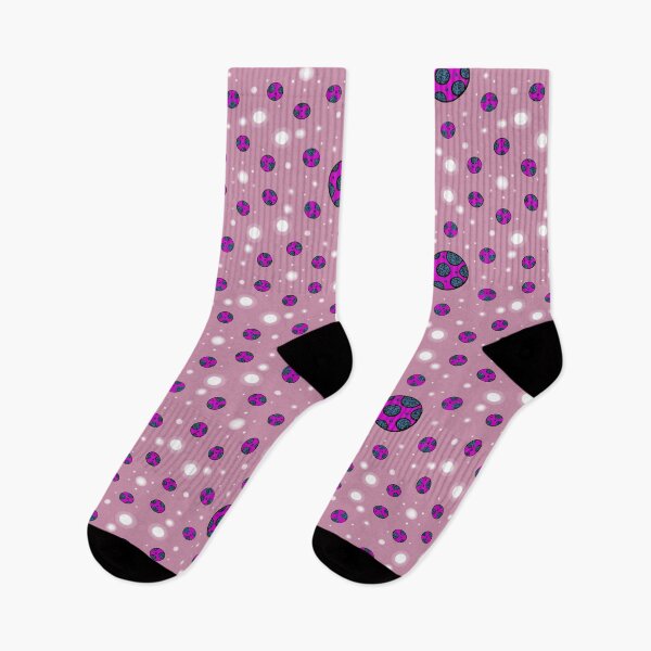 Item preview, Little Hot Pink Planet Pattern Tessellating Universe designed and sold by NoMatterLab.