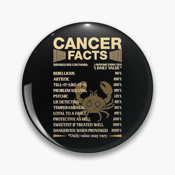 Item preview, Cancer Zodiac Sign Fact designed and sold by joykart.
