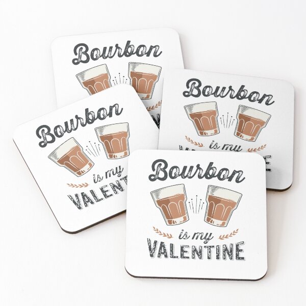 Item preview, Bourbon Is My Valentine designed and sold by redwoodandvine.