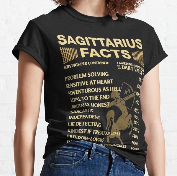 Crazy Dog Tshirts Womens Zodiac Sagittarius T Shirt Astrology Gift Horoscope Birthday Star Sign