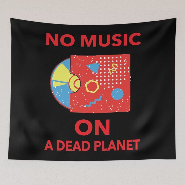 Item preview, No Music On A Dead Planet  designed and sold by cattiktoks1718.