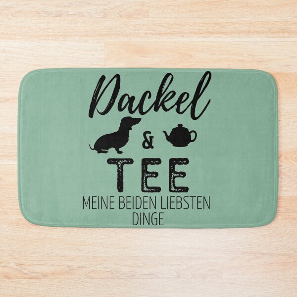 Item preview, Dachshund & Tea Print designed and sold by TheDachshund.