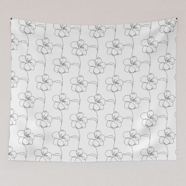 Item preview, Flower Minimal Line Art designed and sold by HybridoStore.