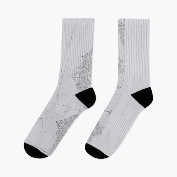 Item preview, Seattle, WA Quad Topographical Map Grey designed and sold by PGHPhotoCo.